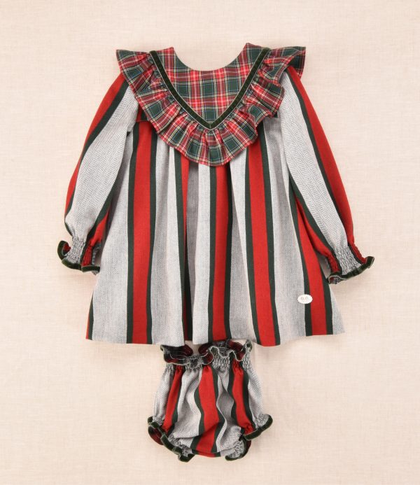 VESTIDO CON BRAGUITA COLECCIÓN CUADROS JOSÉ VARÓN - Imagen 3