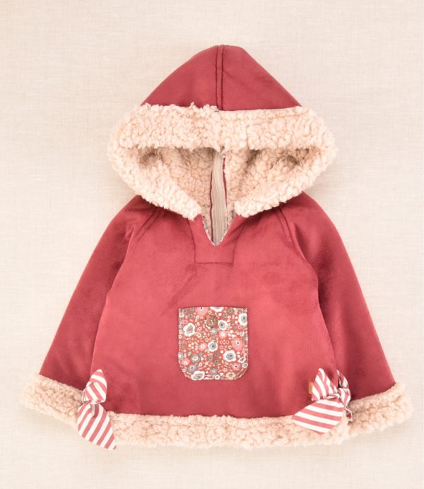 SUDADERA GRANATE BOLSILLO LIBERTY NIÑA JOSÉ VARÓN - Imagen 2