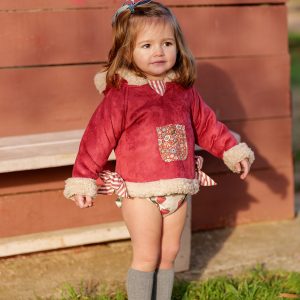 SUDADERA GRANATE BOLSILLO LIBERTY NIÑA JOSÉ VARÓN