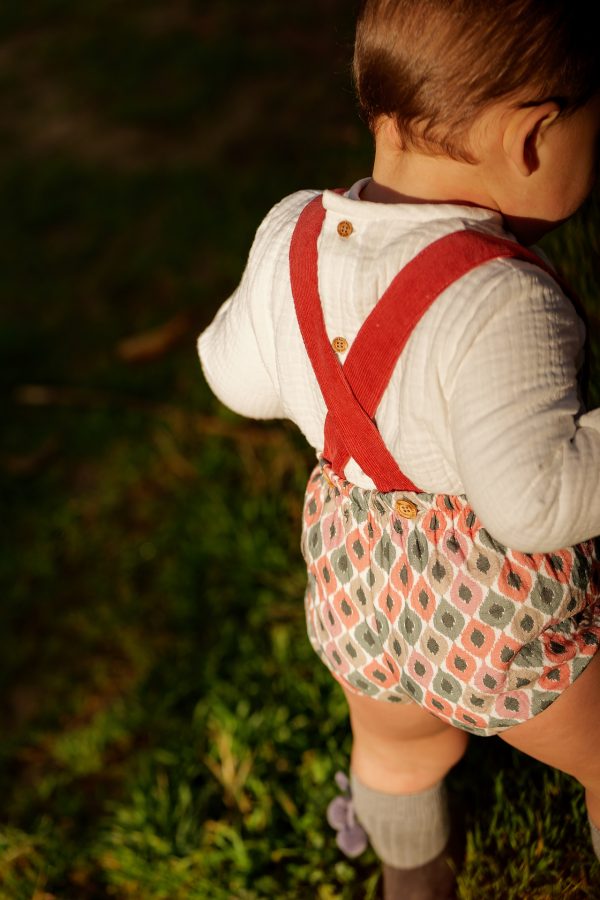 CONJUNTO NIÑO CAMISA Y PETO-RANA ÉTNICO JOSÉ VARÓN - Imagen 3
