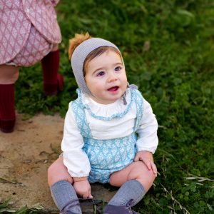 CONJUNTO BEBÉ ESTAMPADO TURQUESA JOSÉ VARÓN