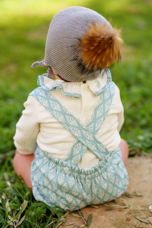 CONJUNTO BEBÉ ESTAMPADO TURQUESA JOSÉ VARÓN - Imagen 2