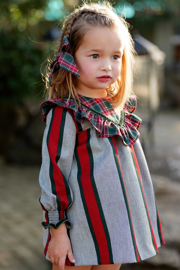 VESTIDO CON BRAGUITA COLECCIÓN CUADROS JOSÉ VARÓN