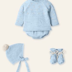 CONJUNTO 4 PIEZAS COLECCIÓN "DULCE NUEZ" NUBE MAC ILUSIÓN