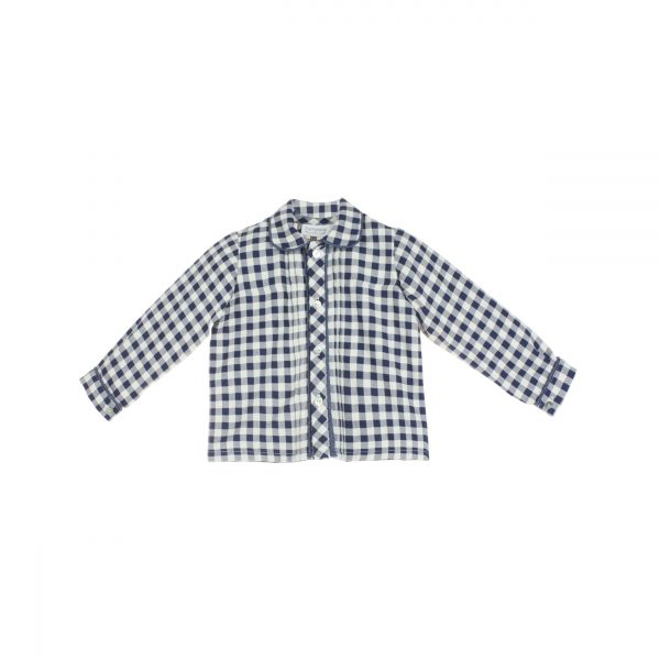 CAMISA CUADROS MARINO TARTALETA - Imagen 2