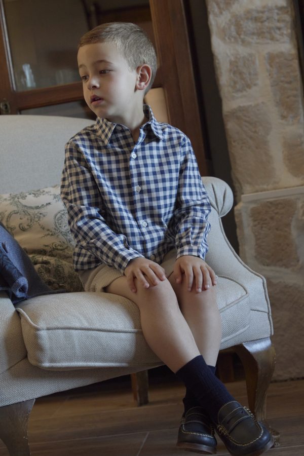 CAMISA CUADROS MARINO TARTALETA