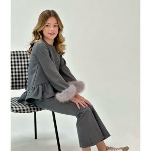 CONJUNTO CLOUD PANTALÓN GRIS EVE CHILDREN