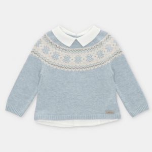 JERSEY PUNTO JACQUARD CUELLO NIÑO SHEFFIELD