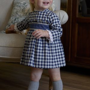 VESTIDO CON BRAGUITA CUADROS TARTALETA