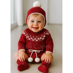 CONJUNTO PUNTO GRANATE SCARLET