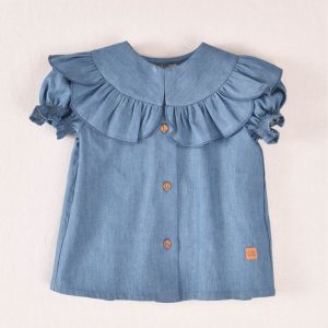 Blusa Denim Niña José Varón