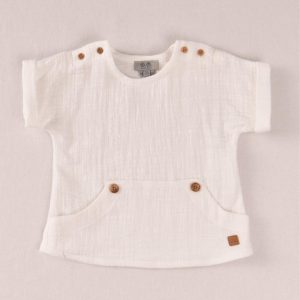 Blusa Lisa Rústica Bebé José Varón