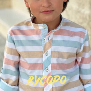 Camisa Niño Rayas De Colores