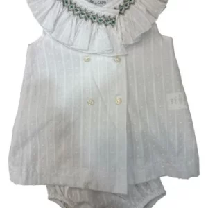 Vestido Ceremonia Plumeti Punto Smock