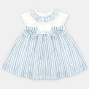 Vestido Punto y Tela de Niña Burrey