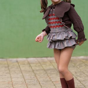 Camisa de Niña Chocolate
