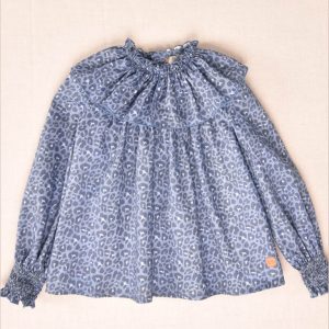Blusa Denim Manchas Niña