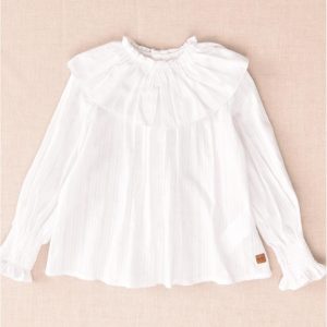 Blusa Vainica Niña Blanco