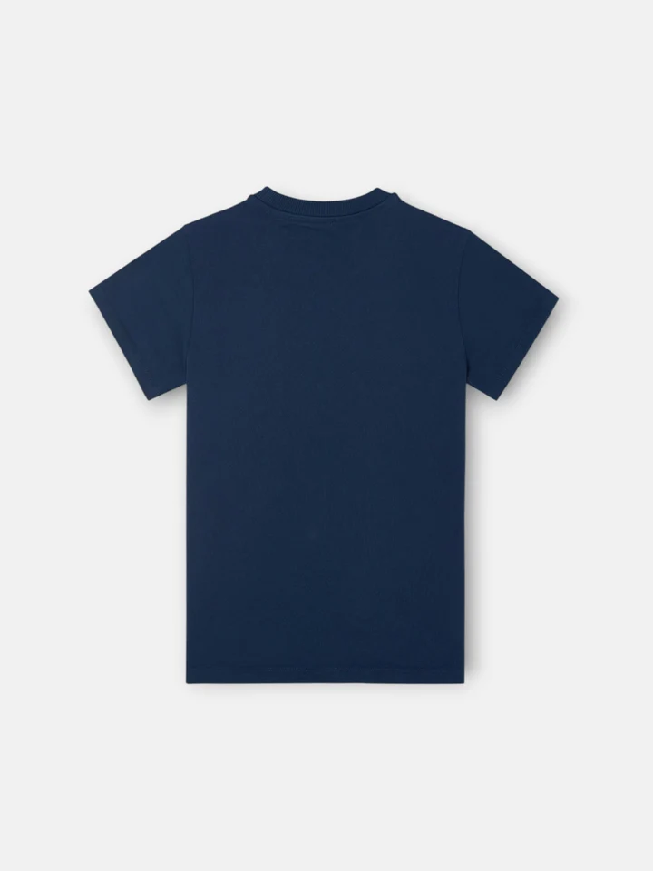 Camiseta niño Silbon logo tono azul marino - Imagen 4