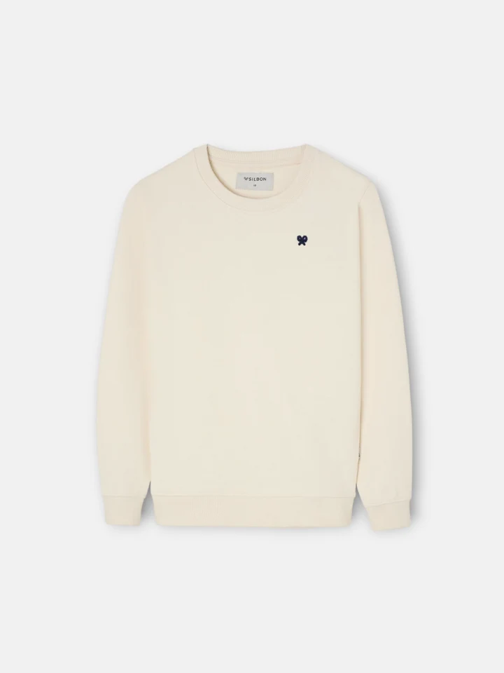 Sudadera Unisex little legacy crema - Imagen 3
