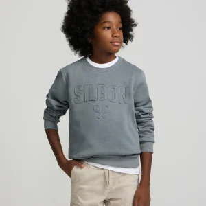 Sudadera Logo Verde Oscuro Silbon