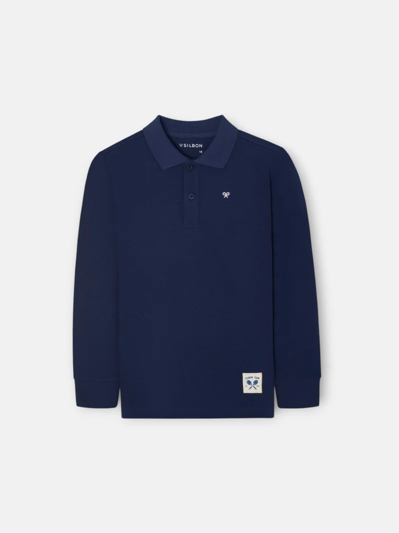 Polo Niño Azul Marino Silbon - Imagen 3