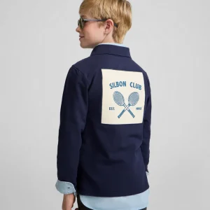 Polo Niño Azul Marino Silbon
