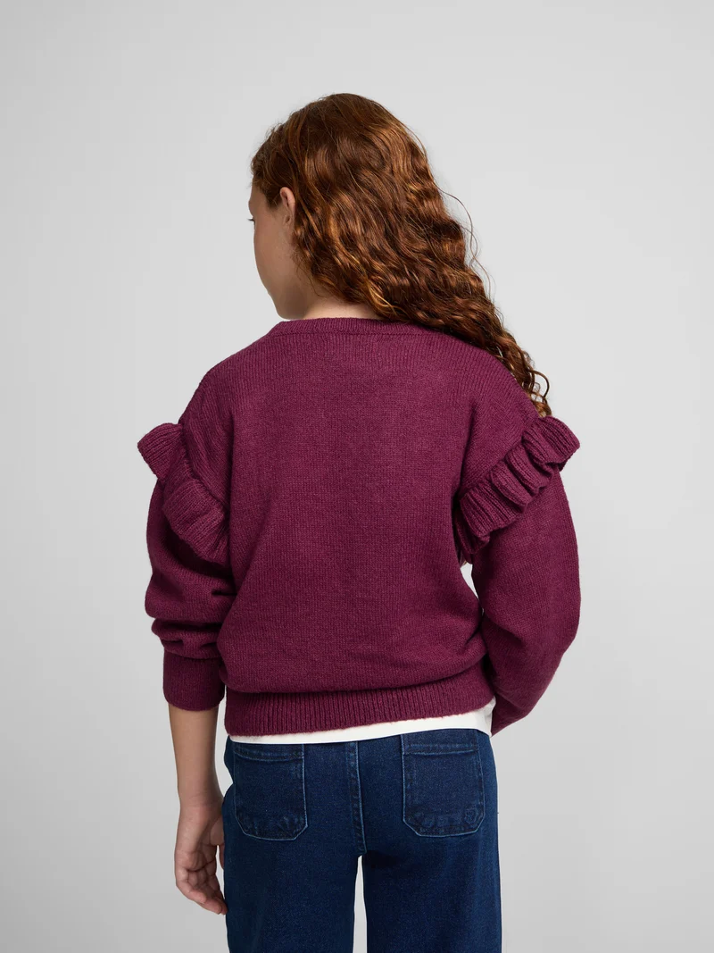 Jersey Niña Volantes Morado Silbon - Imagen 2