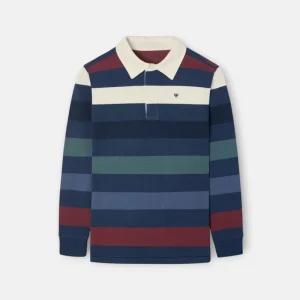 Polo Rayas Colores Marino
