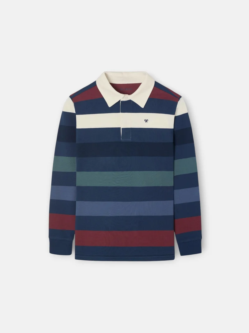Polo Rayas Colores Marino