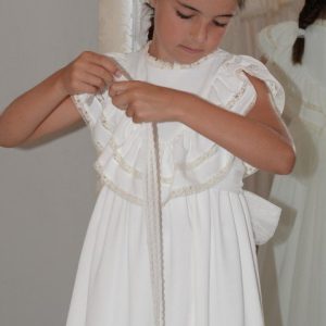 Vestido de Comunión Victoria Crep
